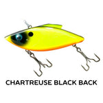 Rat-L-Trapper Hard Baits TrapperTackle Chartreuse Black Back 