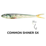 Wounded Rattle "SX" by Nextgen with Trapper Tackle Heavy Cover Offset Wide Gap Hook (2 Baits, 1 Hook) TrapperTackle Common Shiner SX 