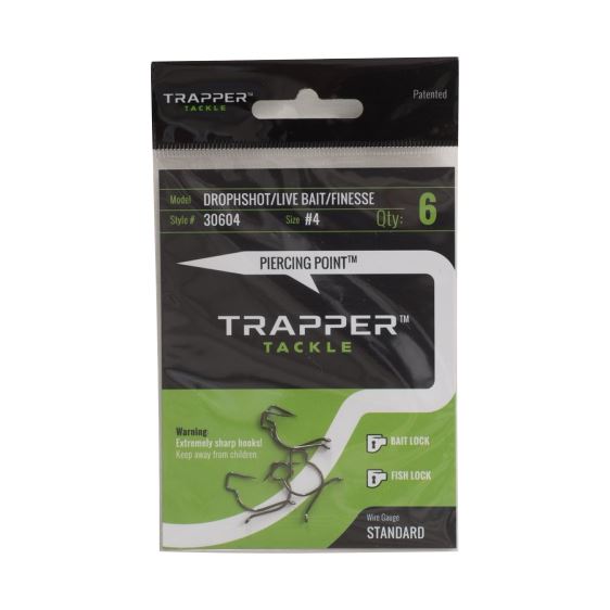Dropshot—Live Bait—Finesse Hook TrapperTackle 