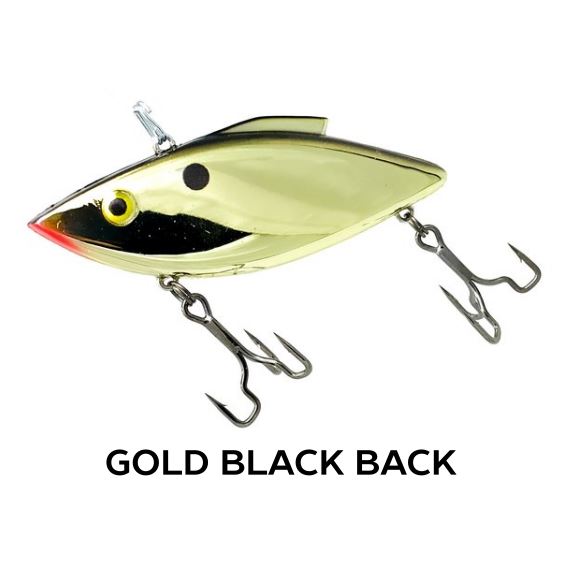 Rat-L-Trapper Hard Baits TrapperTackle Gold Black Back 