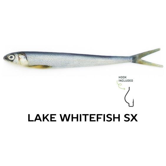 Wounded Rattle "SX" by Nextgen with Trapper Tackle Heavy Cover Offset Wide Gap Hook (2 Baits, 1 Hook) TrapperTackle Lake Whitefish SX 