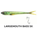 Wounded Rattle "SX" by Nextgen with Trapper Tackle Heavy Cover Offset Wide Gap Hook (2 Baits, 1 Hook) TrapperTackle Largemouth Bass SX 