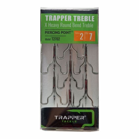 X Heavy Round Bend Treble TrapperTackle 