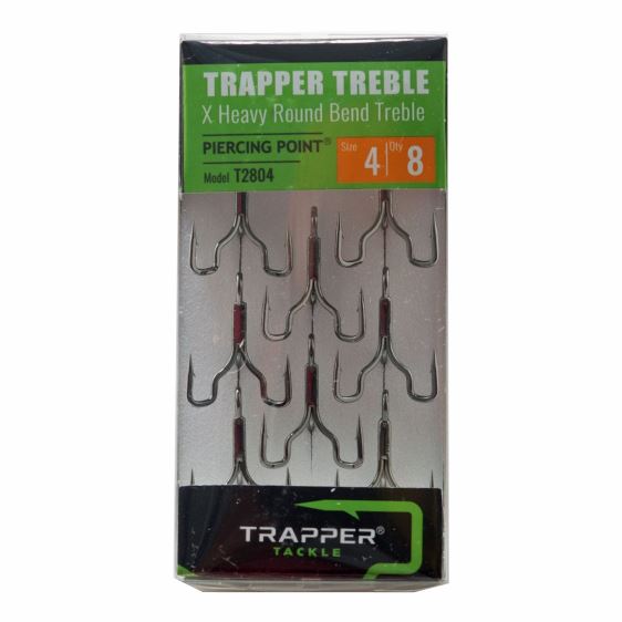 X Heavy Round Bend Treble TrapperTackle 